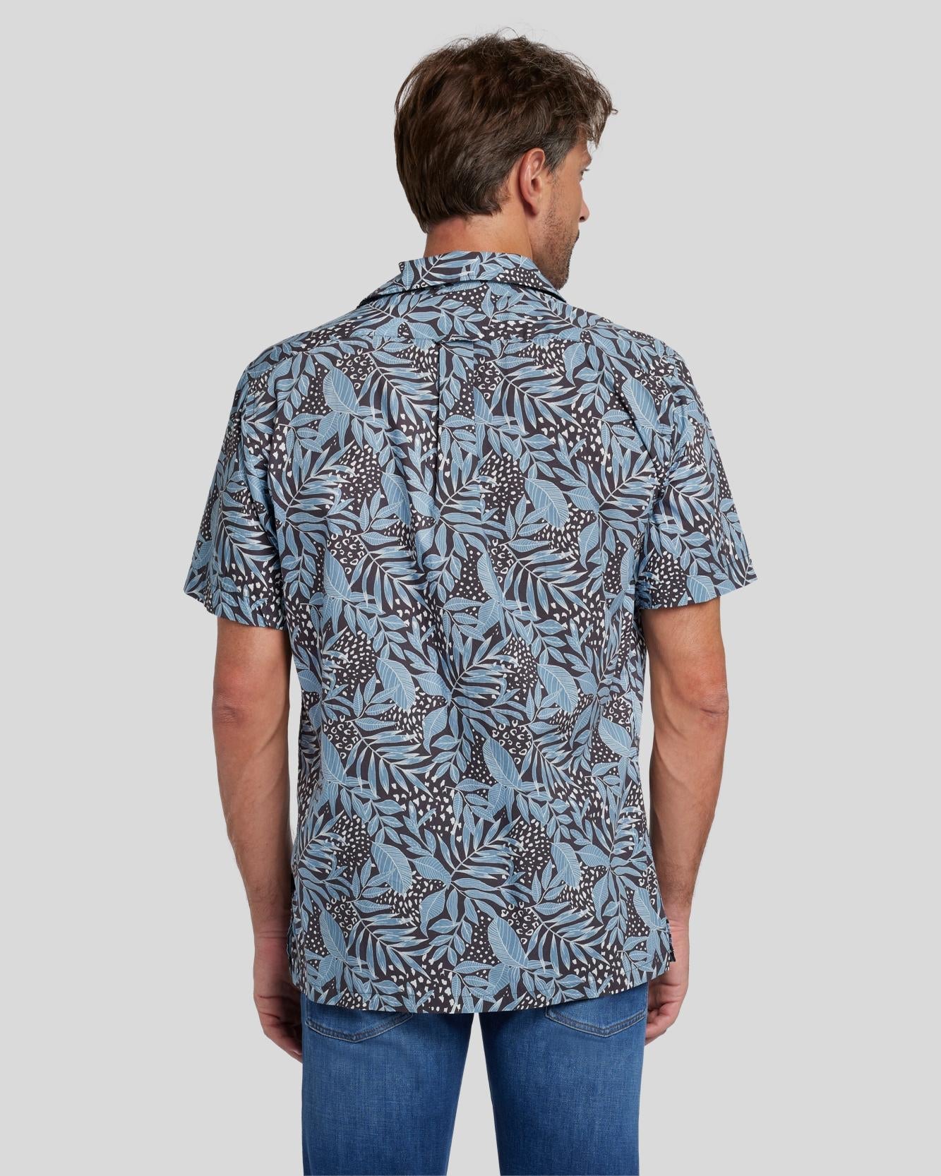 Floral Print - Dusty Blue